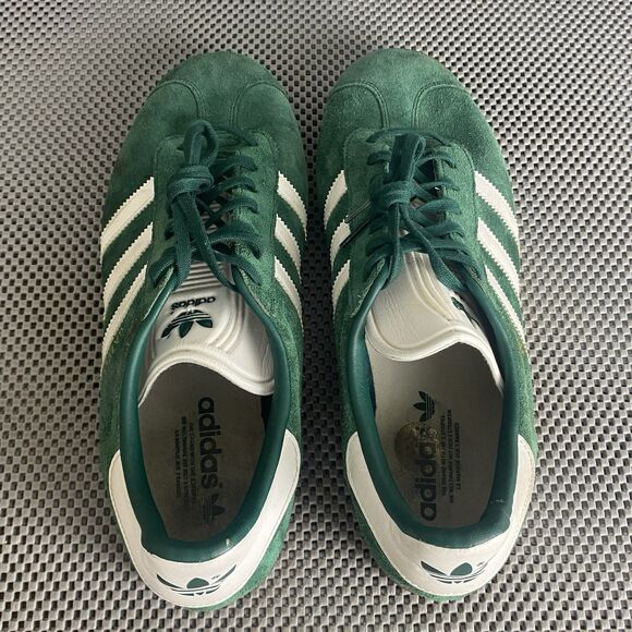 Adidas Gazelle Men Size 13 Green Suede Low Top Lace Up 029002 - Picture 5 of 14